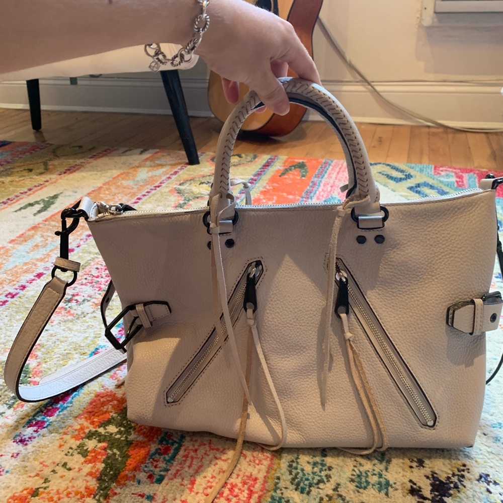 Rebecca Minkoff Large Moto Satchel Putty
